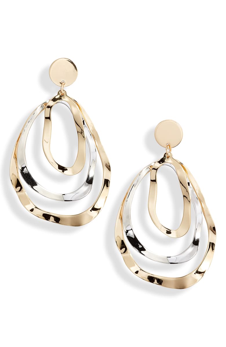 Triple Layer Oval Earrings – Ten79LA