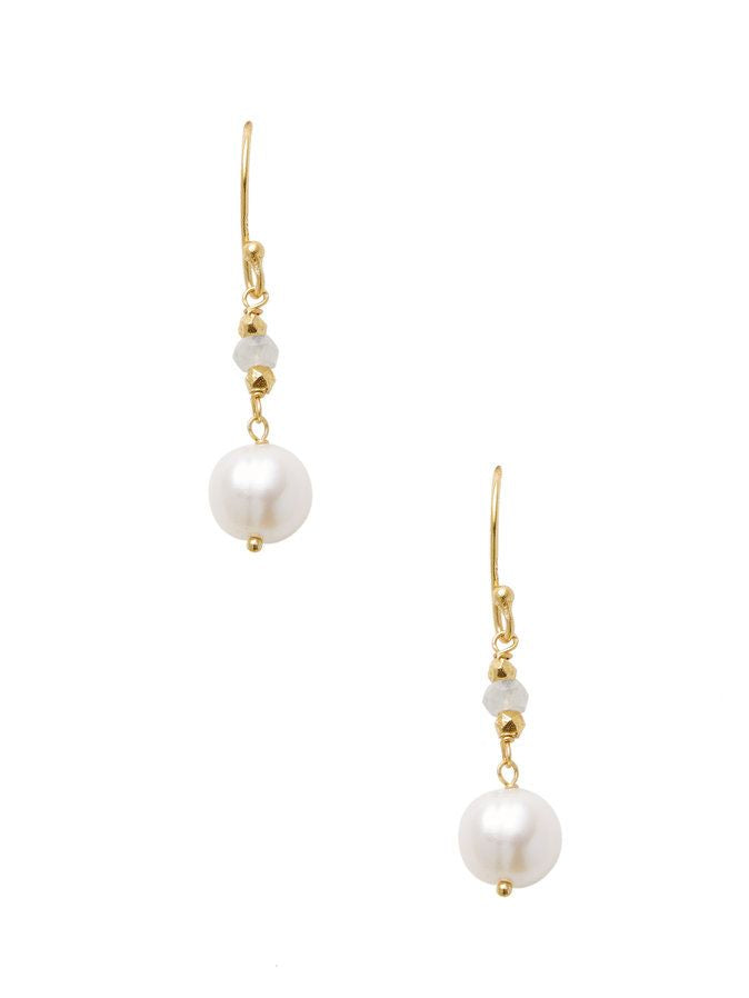 Chantilly Mini Dangle Pearl Earrings