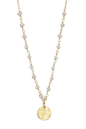 Chantilly Coin Pearl Necklace