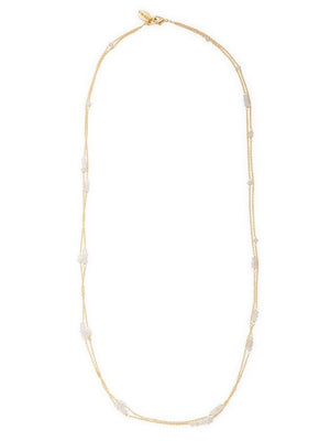 Chantilly Double Strand Moonstone Necklace