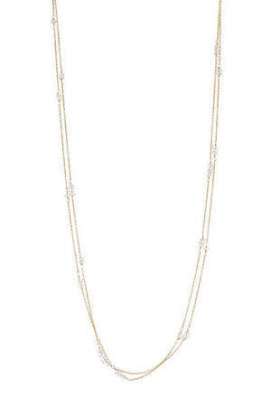 Chantilly Double Strand Moonstone Necklace