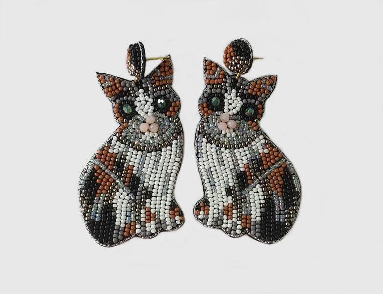 Tabby Cat Earrings