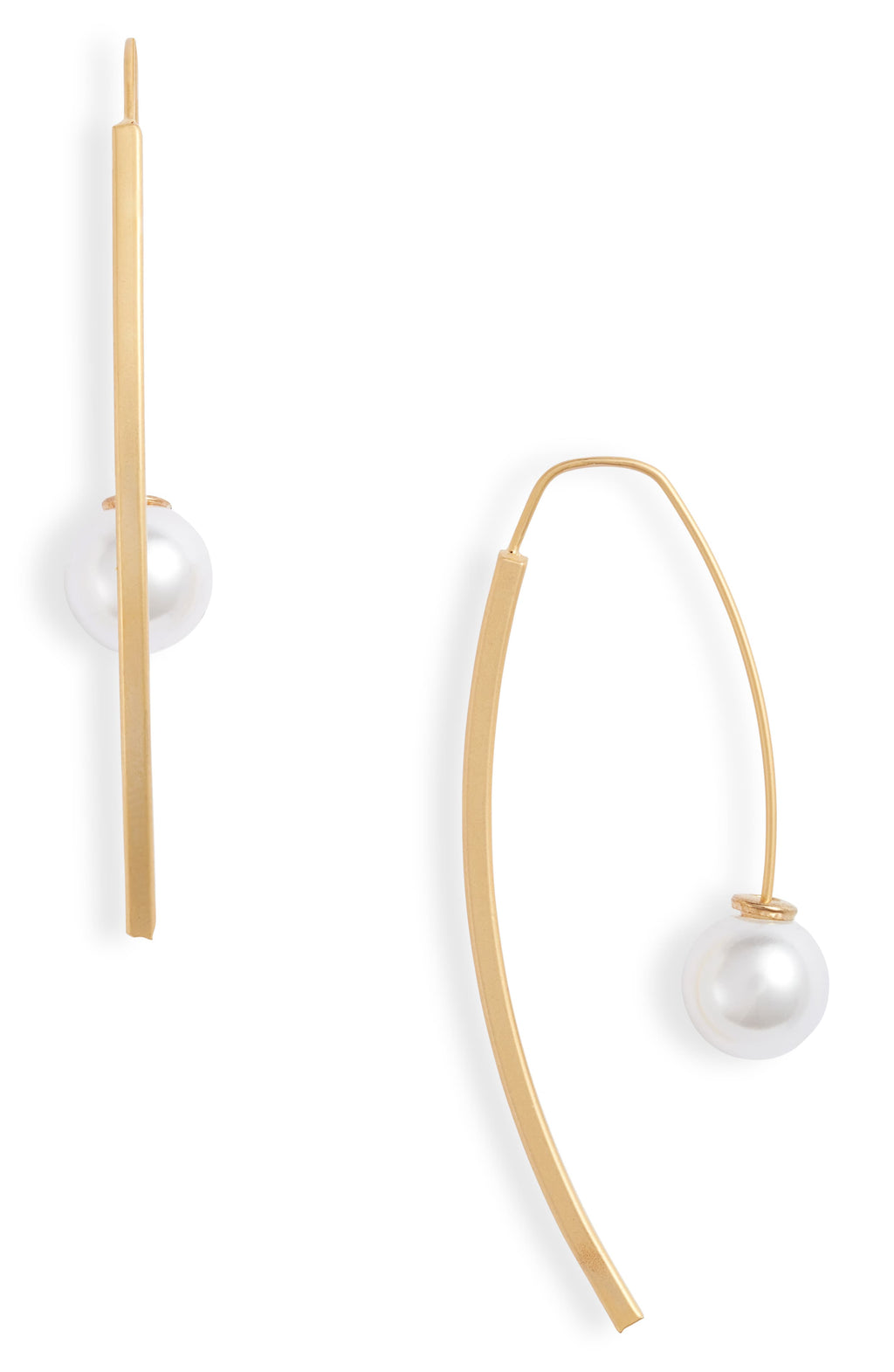 Pearl Threader Earrings