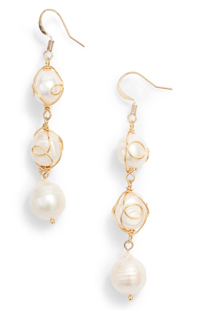 Freshwater Pearl Drop Earrings