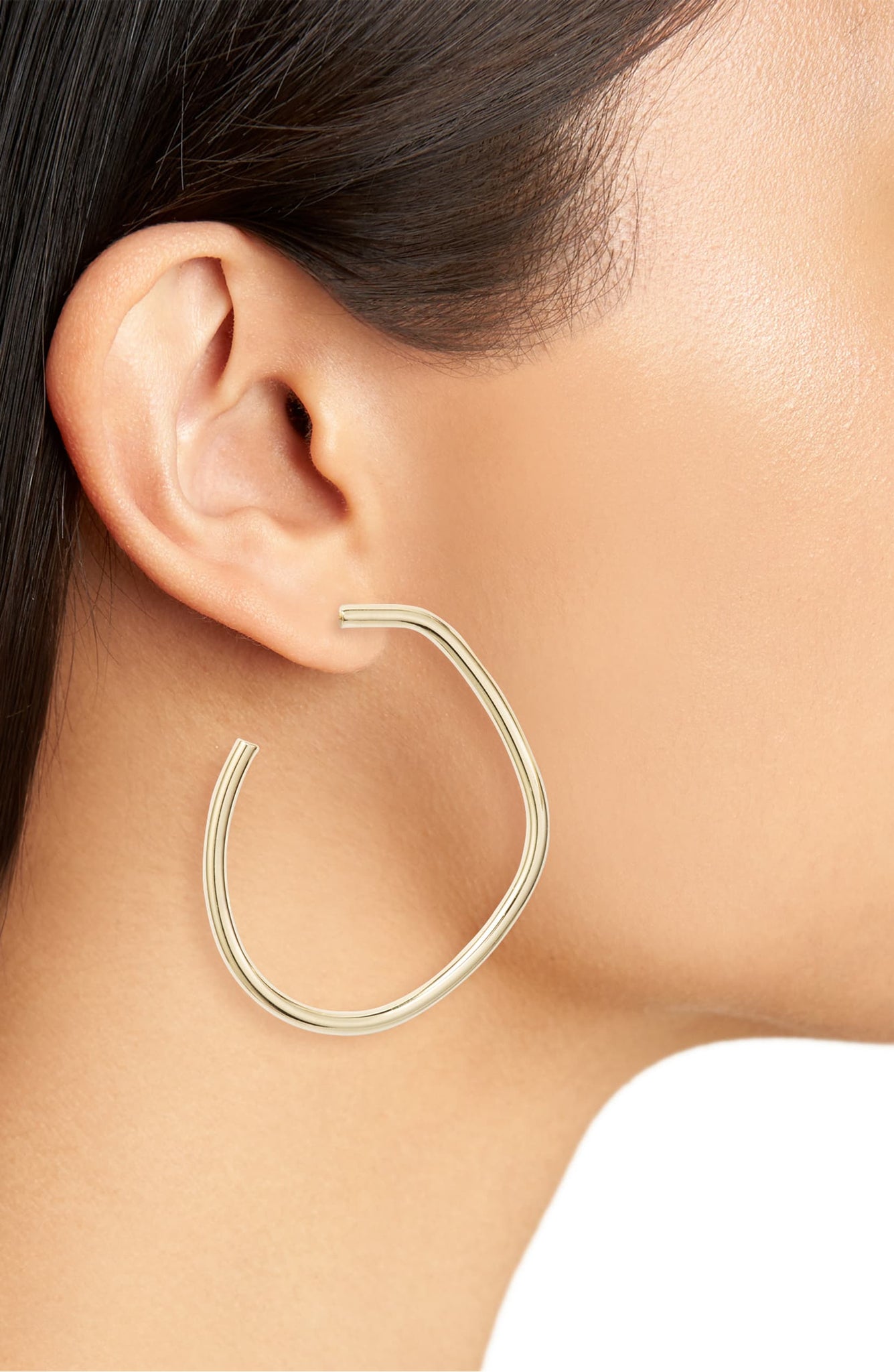 Cutout Hoop Earrings
