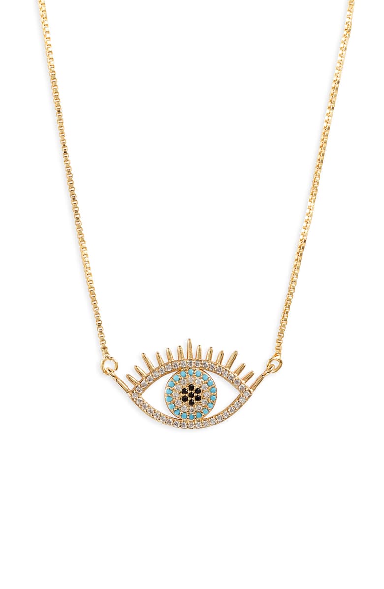 Evil Eye Pendant Necklace Gold