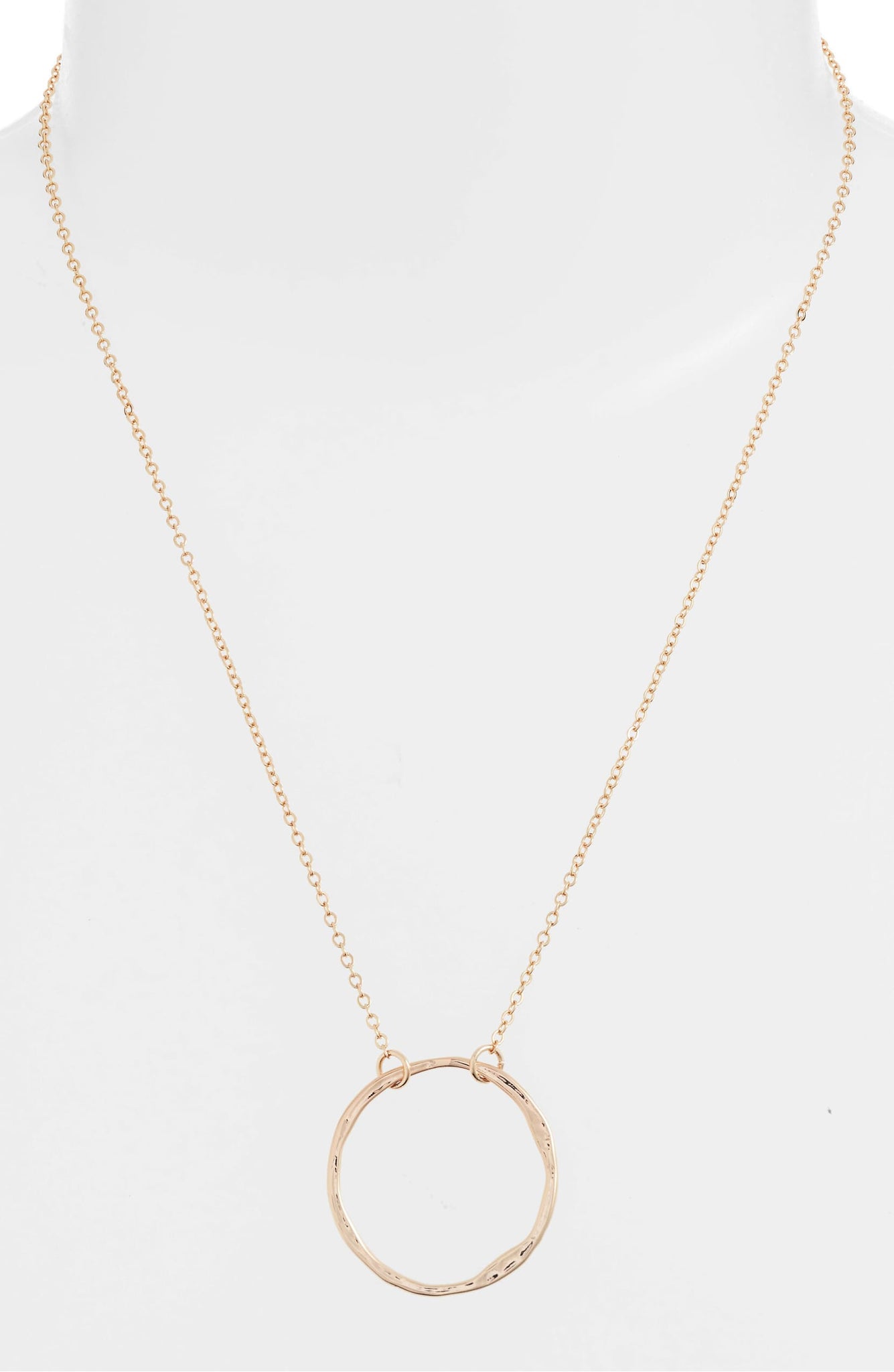 Medium Ring Pendant Necklace