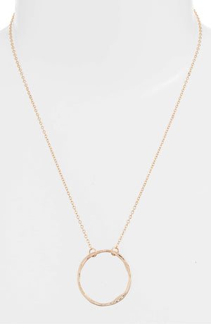 Medium Ring Pendant Necklace