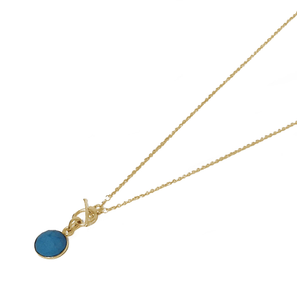 Laguna Collections Turquoise Toggle Necklace