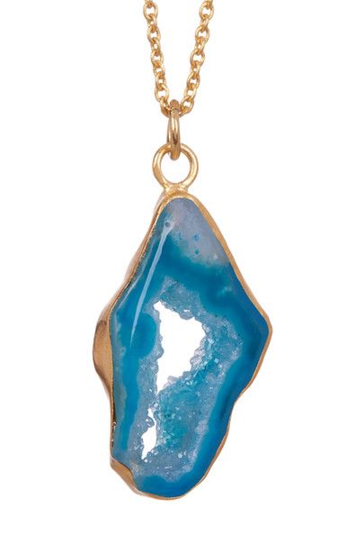 Laguna Collections Turquoise Druzy Necklace